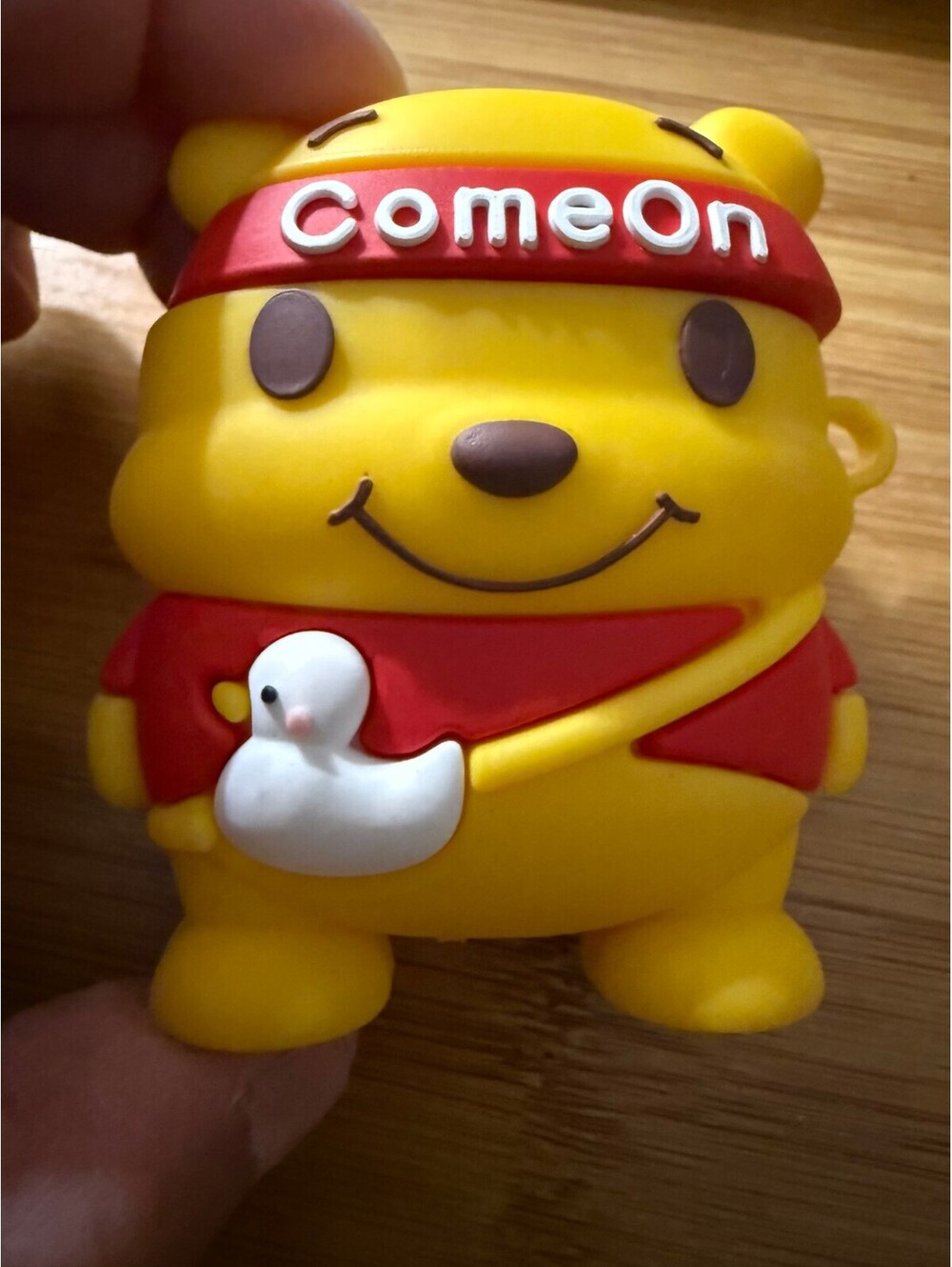 Winnie the Pooh silicone Keychain Airpods gen 1 -2 case or bag charm